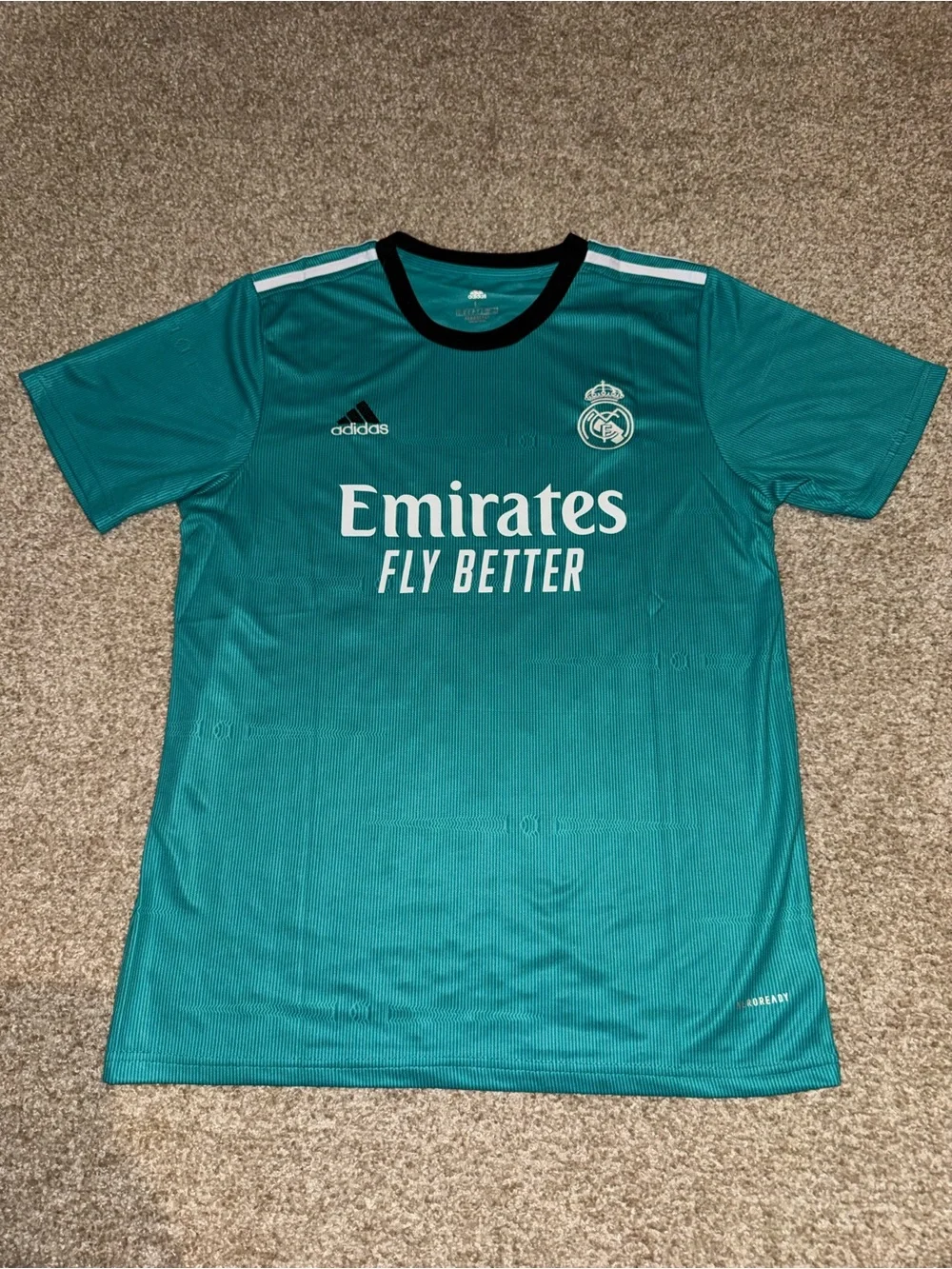 Adidas Real Madrid 2021-2022 Vini Jr. #20 Men’s Third Soccer Jersey 🆕